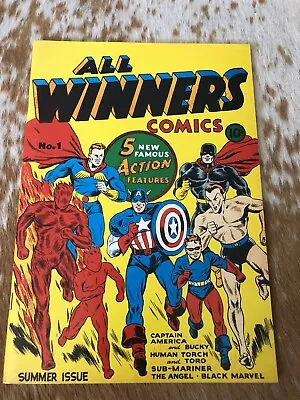 Buy Flashback Issue 23 Reprints All Winners Comics # 1 4th Captain America 1974 Key • 51.24£