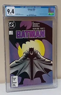 Buy BATMAN #405 (DC, 1987) CGC Graded 9.4 ~ FRANK MILLER ~ YEAR ONE ~ White Pages • 39.58£