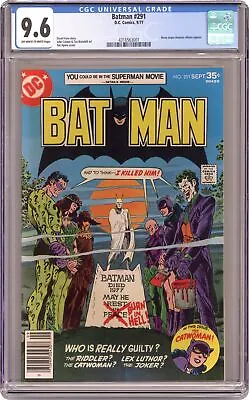 Buy Batman #291 CGC 9.6 1977 4316563001 • 237.47£