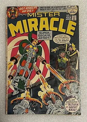 Buy Mister Miracle #7 VG+ 1st Big Barda (Cover) & 1st Kanto DC Comic 1972 Kirby • 4.83£
