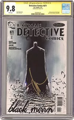 Buy Detective Comics #871A 1st Printing CGC 9.8 SS Jock 2011 1954060019 • 205.56£