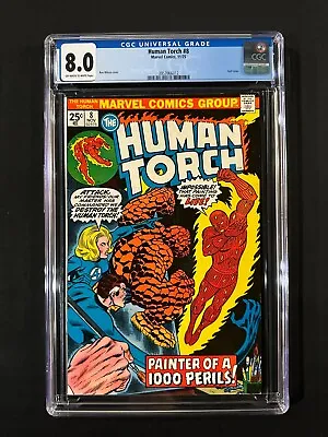 Buy Human Torch #8 CGC 8.0 (1975) - Last Issue • 47.79£