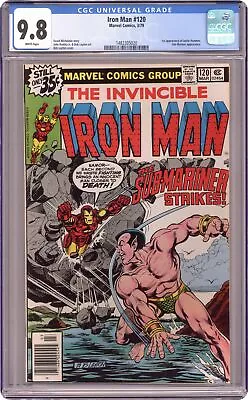 Buy Iron Man #120 CGC 9.8 1979 1482305020 1st App. Justin Hammer • 332.06£