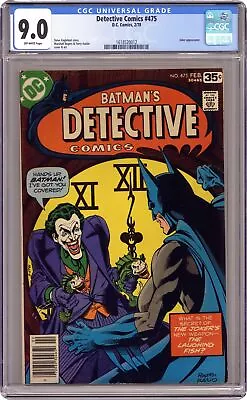 Buy Detective Comics #475 CGC 9.0 1978 1618520012 • 202.56£
