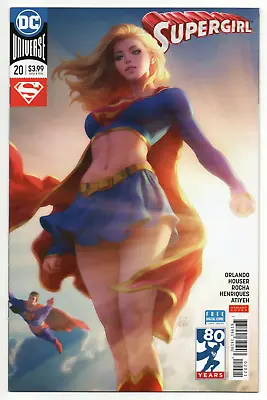 Buy Supergirl 20 - Artgerm Variant Cover (modern Age 2018) - 9.0 • 20.20£