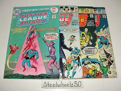 Buy Justice League Of America 4 Comic Lot DC 1975 #120 123 124 126 Justice Society • 19.78£