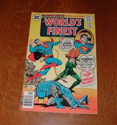 Buy DC 1976 The Super Sons Of Batman & Superman In WORLD'S FINEST COMIC No 242 DEC • 8.85£