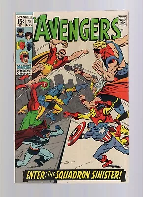 Buy Avengers #70 - 1st Appearance Squadron Supreme - Lower Grade Plus (a) • 23.82£
