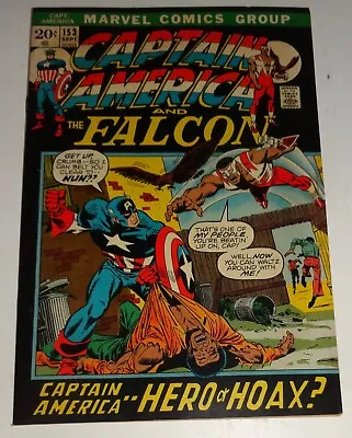 Buy Captian America And Falcon #153 Sal Buscema 8.0-9.0 1972 • 26.86£
