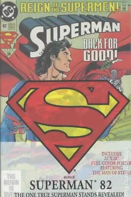 Buy Superman #82 Jurgens Polybagged Variant VF 1993 Stock Image • 7.52£