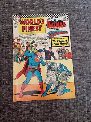 Buy WORLD'S FINEST COMICS #163. DC Comics 1966. • 6£