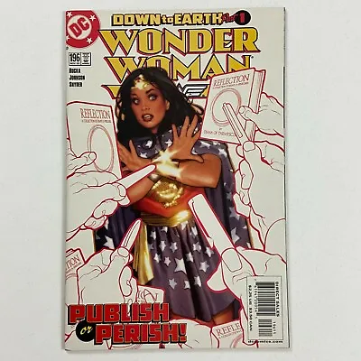Buy Wonder Woman 196 Adam Hughes Cover Art (2003, Dc Comics) • 10.38£