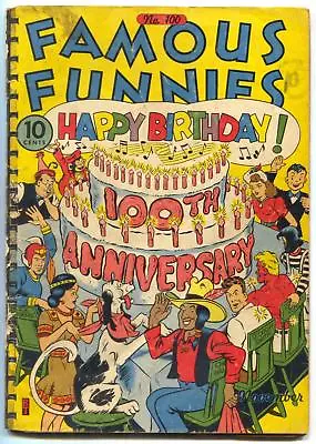 Buy Famous Funnies #100 1942- Buck Rogers- Big Chief Wahoo Restored Reading Copy • 100.91£