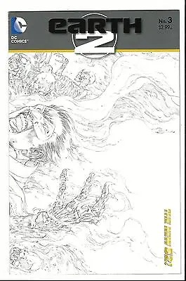 Buy Earth 2 # 3 (the New 52! Ivan Reiss, 1:25 Wraparound Sketch Cover Variant) Vf/nm • 3.95£