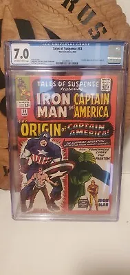 Buy Tales Of Suspense #63 1965 CGC 7.0 1st Silver Age Origin Captain America • 193.62£
