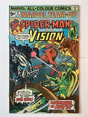 Buy Marvel Team-Up #42 VFN (8.0) MARVEL ( Vol 1 1976) Spider-man, Vision • 9£