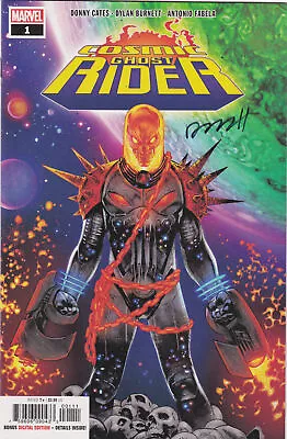 Buy Cosmic Ghost Rider #1 (2018) Marvel Comics VF/NM W/COA For D.Burnett Signature • 49.95£