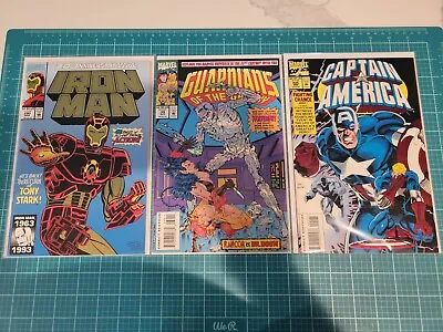 Buy Iron Man #290 Guardians Of Thr Galaxy 39 Captain America 425 Foil Covers Marvel • 7.11£