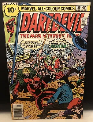 Buy DAREDEVIL #136 Comic Marvel Comics Bronze Age • 7.89£