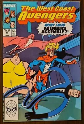 Buy West Coast Avengers #46 John Byrne 1st Appearance Great Lakes Avengers 1989 • 14.95£