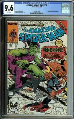 Buy Amazing Spider-man #312 Cgc 9.6 White Pages // Todd Mcfarlane Cover/ar Id: 38801 • 98.83£