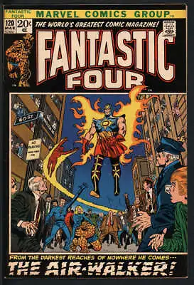 Buy Fantastic Four #120 6.0 // 1st Appearance Air-walker 1972 • 70.30£