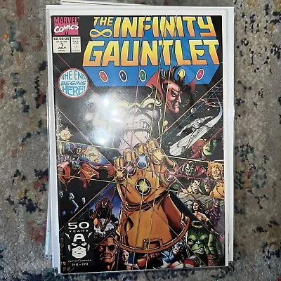 Buy Infinity Gauntlet #1 1991 Key Marvel Comic Book Higher Grade • 20.05£
