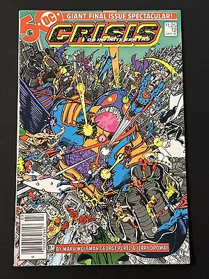 Buy Crisis On Infinite Earths #12 VFNM 1985 DC Comics Newsstand Signed George Perez • 40.17£