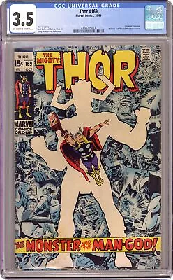 Buy Thor #169 CGC 3.5 1969 4150705013 • 83.95£