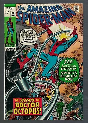 Buy Marvel Comics Amazing Spiderman 88 FN- 5.5 Avengers 1970 Dr Octopus Appearance  • 44.99£