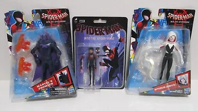 Buy NEW Spider-Man Into The Spider-Verse Gwen Prowler & Miles Morales Blu Ray Figure • 59.27£