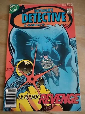 Buy Batman's Detective Comics #474 🔥1st Modern Appearance Of Deadshot🔥 Dc 1977 • 35£