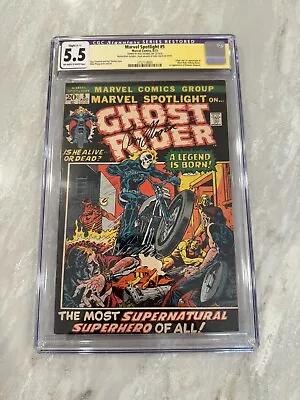 Buy Marvel Spotlight 5 SS 5.5 Roy Thomas Restored Origin & 1st App Of Ghost Rider • 711.83£