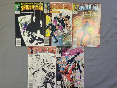 Buy Spectacular Spider-Man #127, 129, 130, 135, 137 Lot Of 5 Copper Age FN/VF Marvel • 7.12£