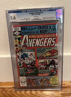 Buy Avengers Annual #10 CGC 9.6 1st Appearance Of Rogue 1981 Old Slab X-Men • 239.85£