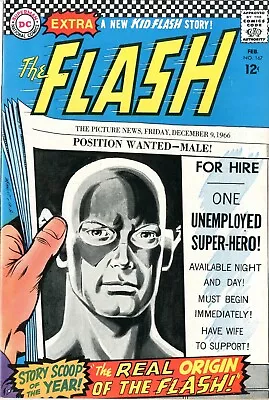 Buy Flash   # 167    VERY FINE+    Feb.  1967   New Facts About Flash's Origin • 86.97£
