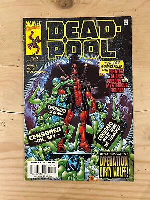 Buy DEADPOOL Vol. 1 No. 41 First Appearance Dirty Wolff 2000 Marvel Comics #41 VG • 11.95£