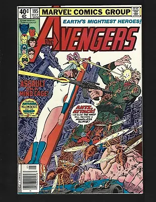 Buy Avengers #195 (News) VF- 1st Taskmaster Early Scott Lang Ant-Man Ms Marvel Wasp • 21.69£