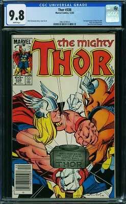 Buy Thor 338 (1983) CGC 9.8, Newsstand, Marvel, 2nd Appearance Of Beta Ray Bill • 143.83£
