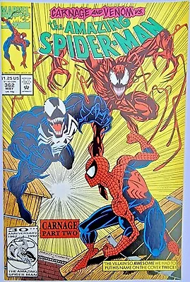 Buy Spider-Man 362 Marvel 1992 3rd Overall Appearance Of Carnage • 28£