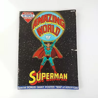 Buy Amazing World Of Superman #1 Treasury Official Metropolis Edition 1973 DC • 12.01£