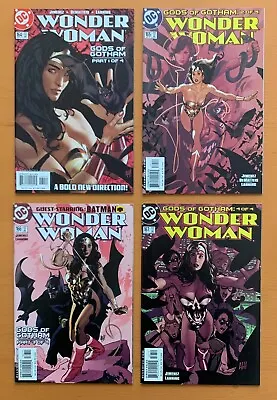 Buy Wonder Woman #164, 165, 166 & 167 Gods Of Gotham All 4 Parts (DC 2001) NM Comics • 69.50£