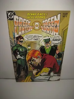 Buy Green Lantern #85 Neal Adams Green Arrow Drug Issue REPRINT #5 1983 • 3.13£