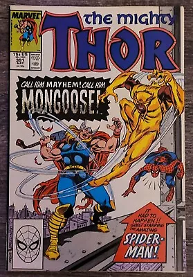 Buy The Mighty THOR #391 1st Eric Masterson (Thunderstrike) Spider-Man Crossover • 5.62£