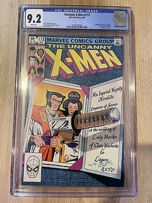 Buy Marvel THE UNCANNY X-MEN #172 Aug 1983 CGC 9.2 NM Wolverine Engaged • 59.99£