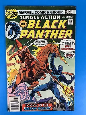 Buy Jungle Action #22 (Black Panther Fights The KKK, 1st App Soul Strangler) • 47.41£