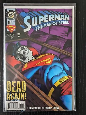 Buy SUPERMAN MAN OF STEEL #38 DC COMIC NOVEMBER 1994 (Buy 3 Get 4th Free) • 1.45£