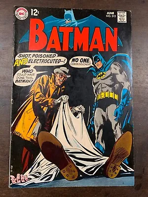 Buy BATMAN Comics #212  1969, FN • 35.97£