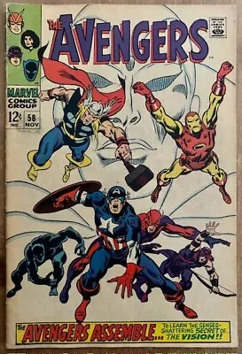 Buy The Avengers #58 Origin Of Vision • 60£