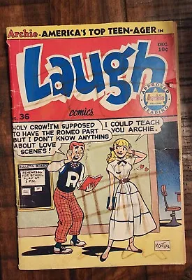 Buy Laugh Comics #36 1949 Archie Golden Age  • 29.98£